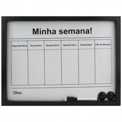 Quadro de planejamento magnético B