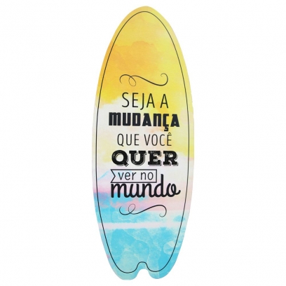 Placa Decorativa Prancha