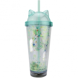 Copo Gato Glitter