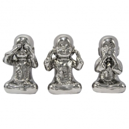 Buda Decorativo Metalizado