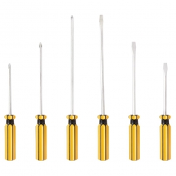 Kit Chaves Fenda e Phillips - 6 Peças
